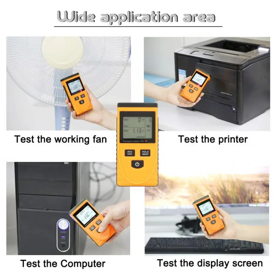 Цифровой детектор излучения lcd электромагнитный излучений Дозиметр Тестер