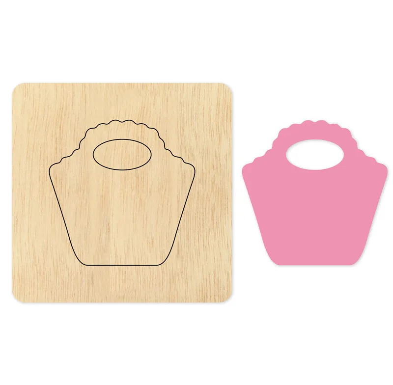 Гребешок посылка DIY деревянная форма высечки и деревянные штампы подходит Scrabooking