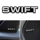 Модификация для suzuki swift Alto SX4, 4 шт., алюминиевые декоративные звуковые наклейки, модифицированные аксессуары для украшения