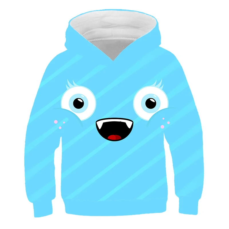 

New Children's Hoodies 3d Cartoon Printing Cool Boy's And Girls Multicolor Optional Streets Of Handsome 4t-14t