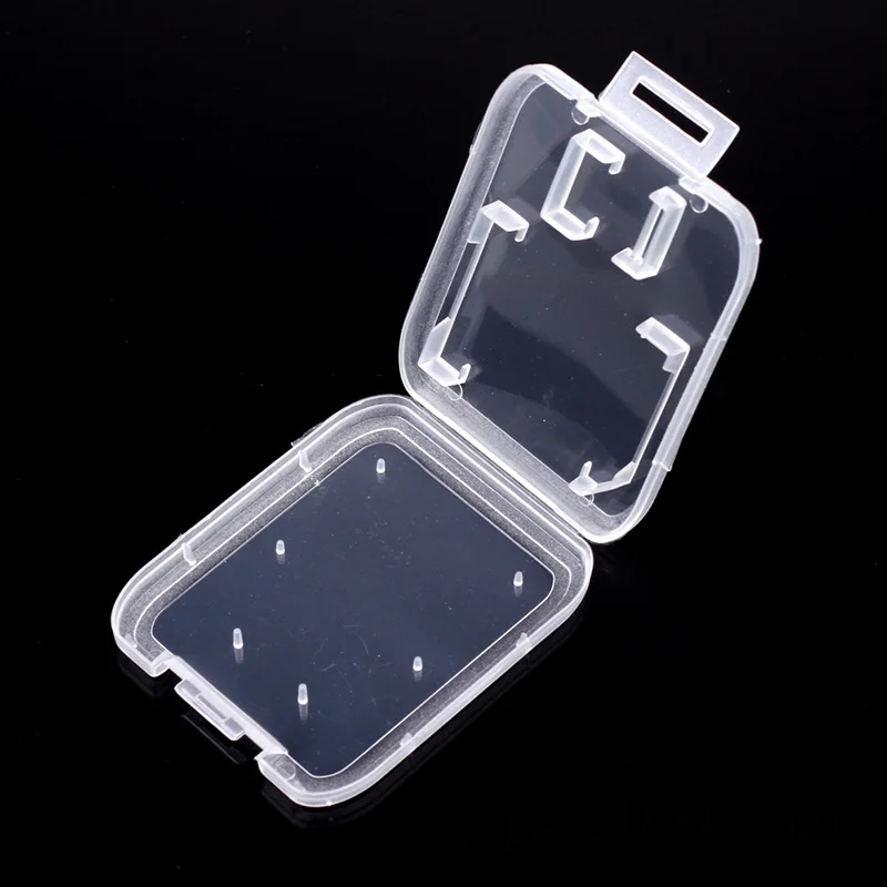 SD Memory Card Case TD Holder Protector Transparent Box Plastic Storage Cases | Компьютеры и офис