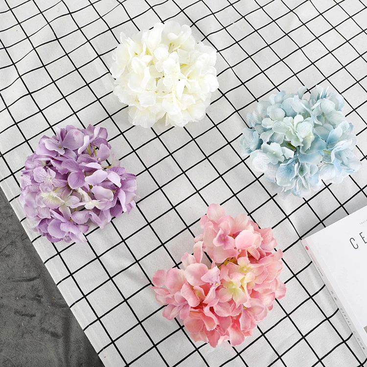 

Artificial Flowers Floral Hydrangea Flowers Wedding Road Guide Home Table Pendulum Decoration Artificial Flowers Silk FlowersDIY