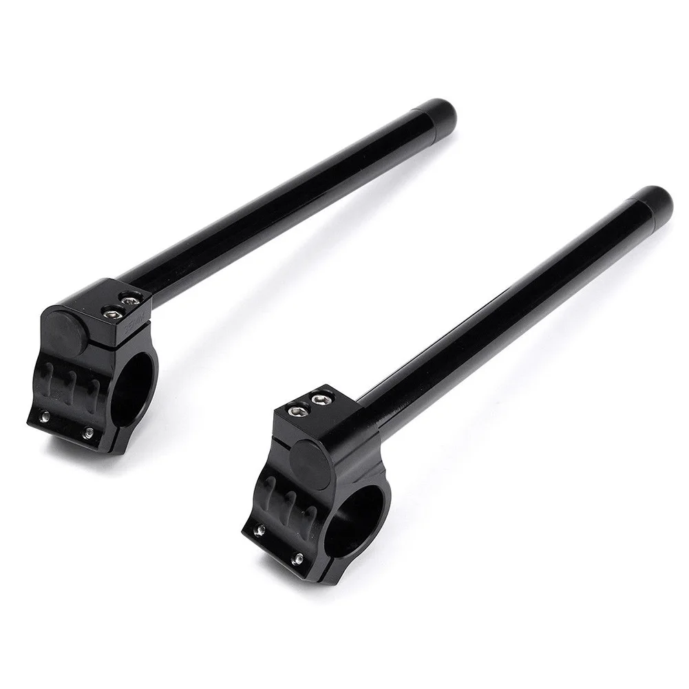 

1 Pair Tube Motorcycle Handle Bars Accessories For Cafe Racer Car Universal Portable Handgrip For 35mm Fork Durable Clip-on