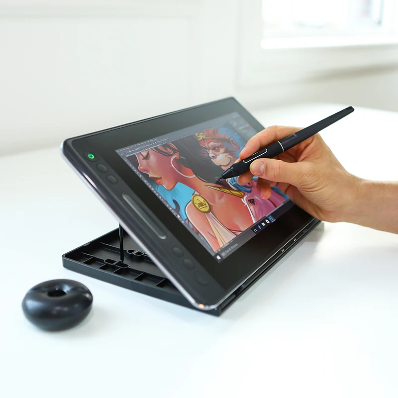 Графический планшет HUION Kamvas Pro 12 дюймов 8192 уровней 120% sRGB поддержка