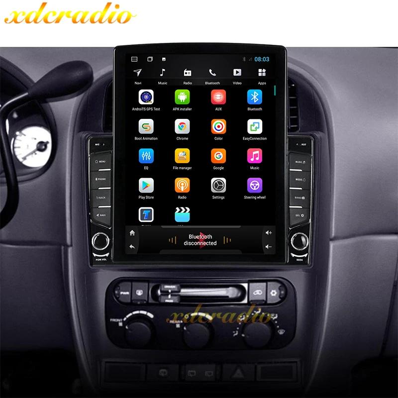 Xdcrradio 10 4 &quotэкран Tesla Style Android для Dodge Caravan Chrysler Pacifica автомагнитола DVD мультимедийный