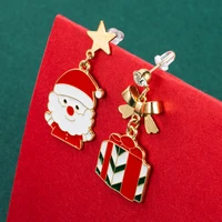 christmas ornaments earrings european earrings pendant snowflake bell christmas tree holiday gifts earrings dropshipping