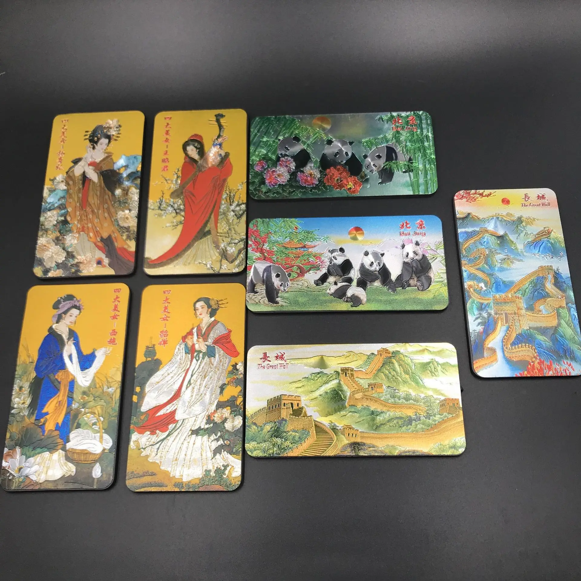 

Магнитный сувенир на холодильник, Китайская панда, Великая стена, древние четыре красивых женщины, китайский подарок, холодильник, искусств...