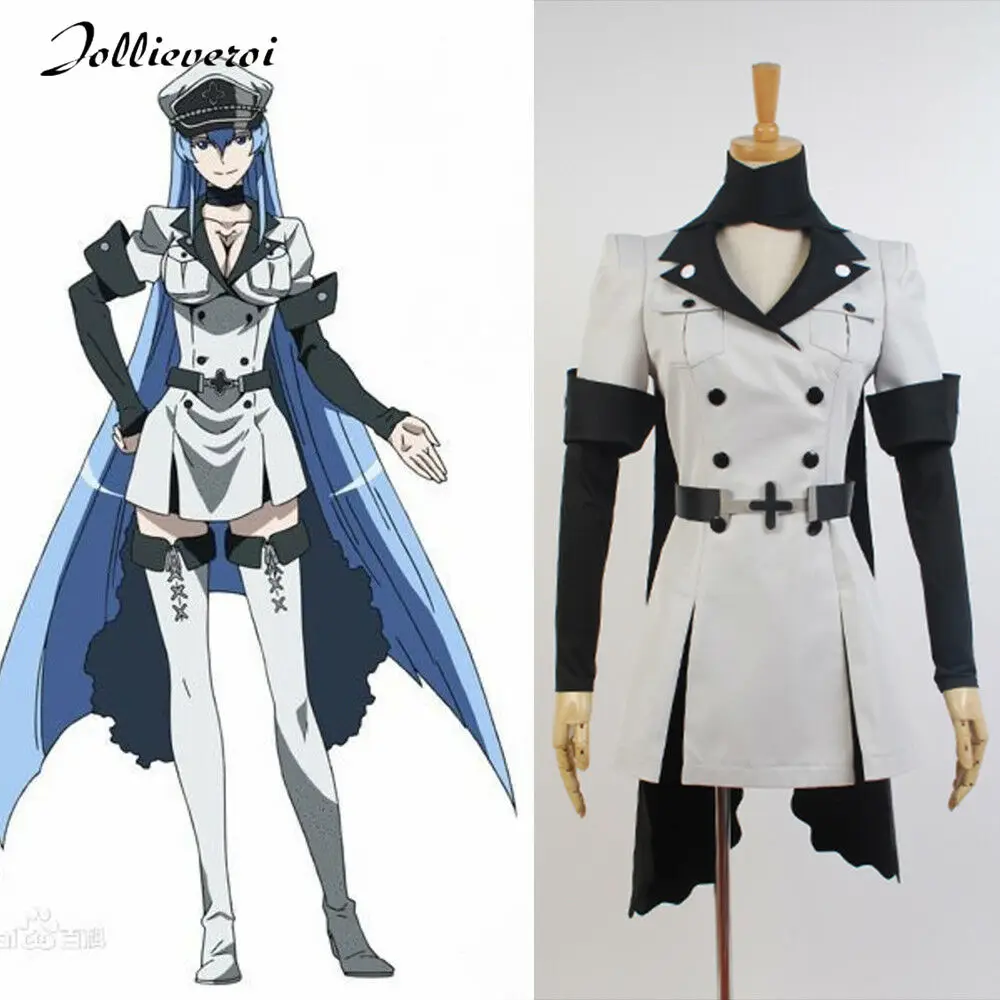 Аниме Akame ga KILL! Esdeath Empire General Apparel униформа костюм для косплея костюмы на Хэллоуин