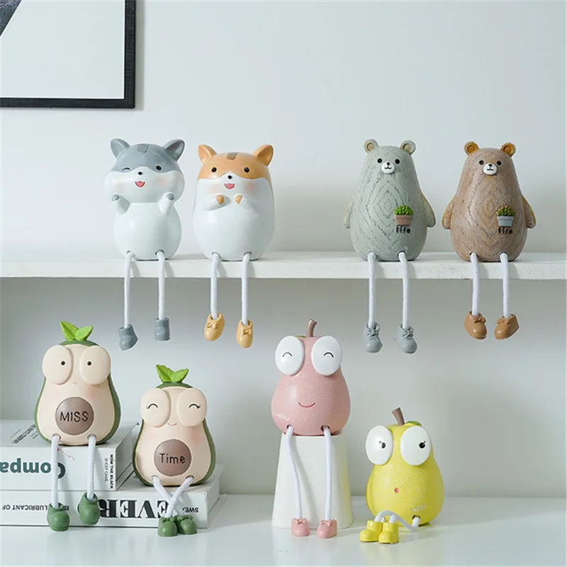 Цена Креативные милые смолы висит ноги украшения для кукол в виде книжной обложки кафе дома украшение висит ноги мебели для детей подарок на ден...