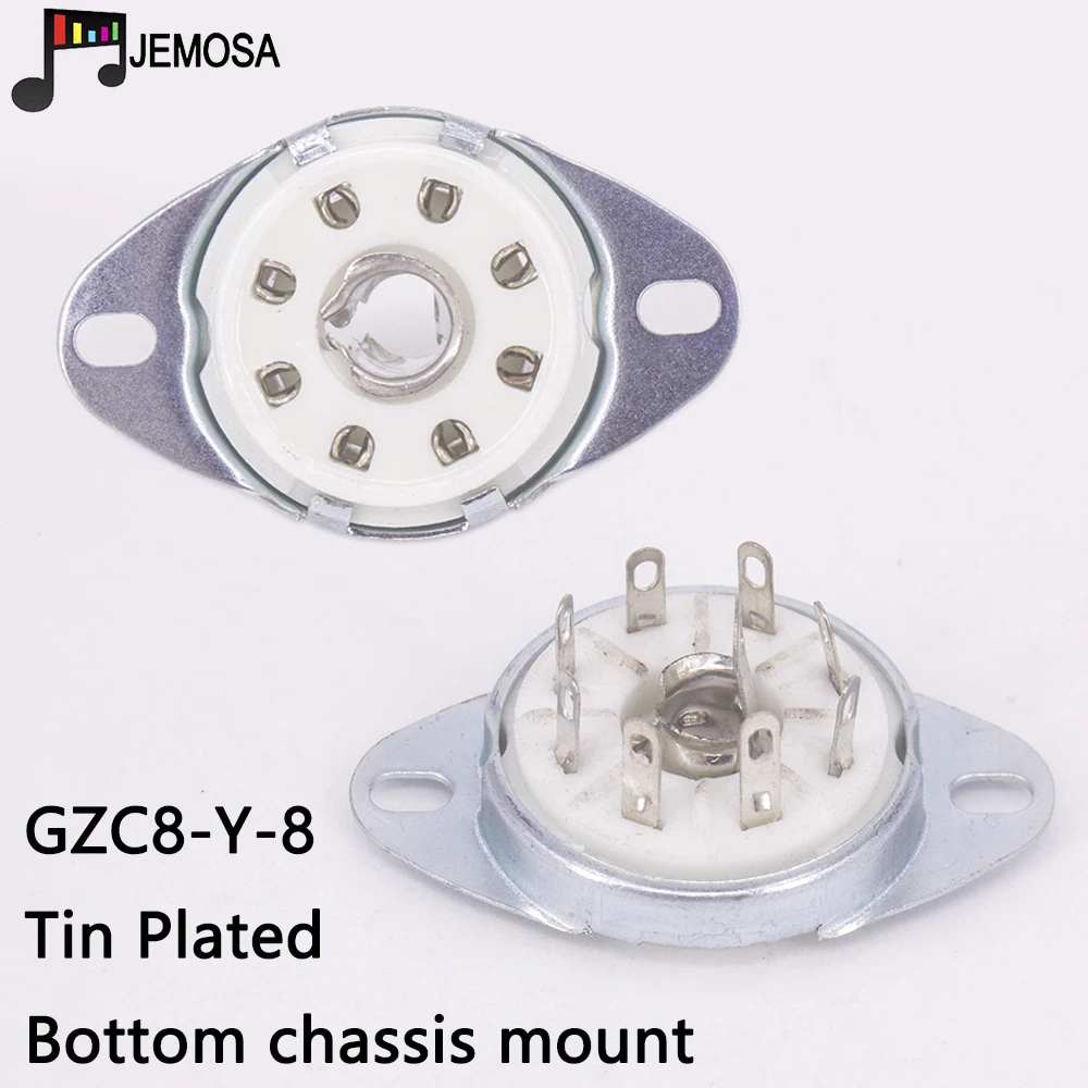 1 шт. 8Pin керамическая Трубная розетка крепление на шасси электронная трубка 4P1S 2J27