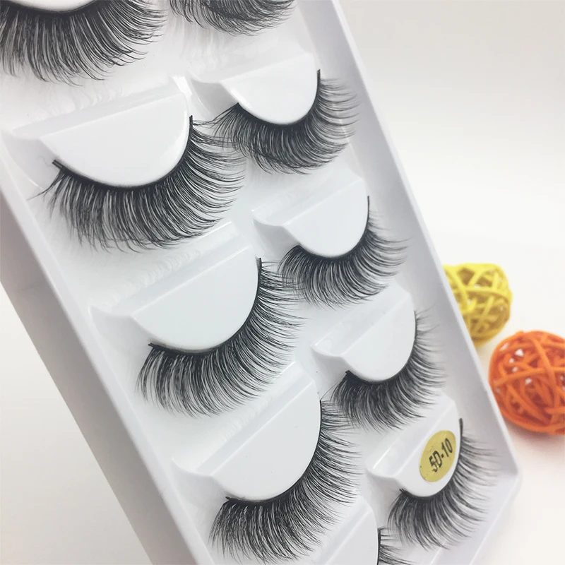 Натуральные накладные ресницы для красоты густые перекрещивающиеся объемные