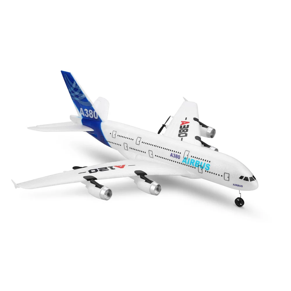 Big Air bus A380 Rc Airplane 2.4G Three Channels Back Push Dual Power Gliding Electric Rc Plane Toys For Kids Adults images - 6