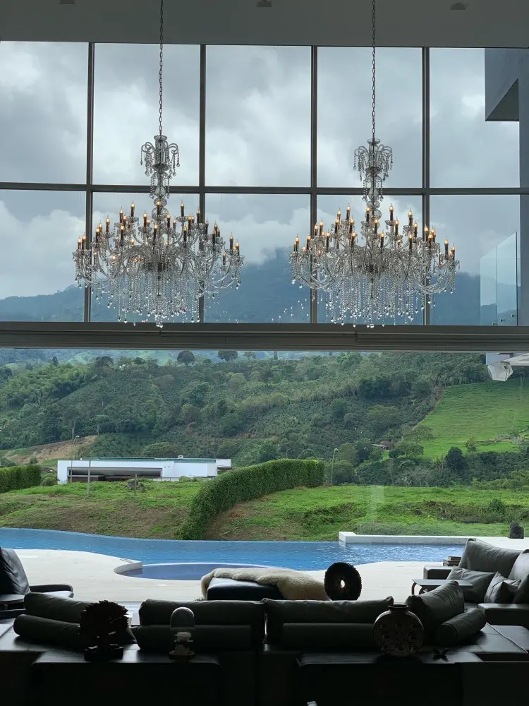 Большая люстра для гостиной современные люстры гостиничного холла роскошная