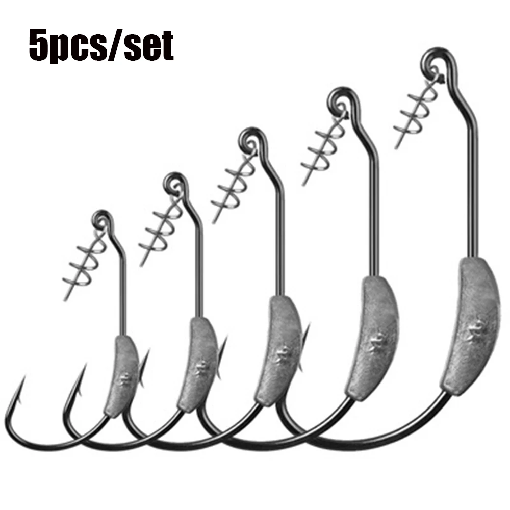 

5 pieces / lot lead jig head fish hook 2 g - 7g jig Hooks for soft fishing bait of carbon steel hooks