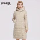 MIEGOFCE 2021 новая коллекция ветрозащитная женская куртка пальто женская стеганка средней длины двусторонний слайдер качественный наполнитель куртка с капюшоном и карманами