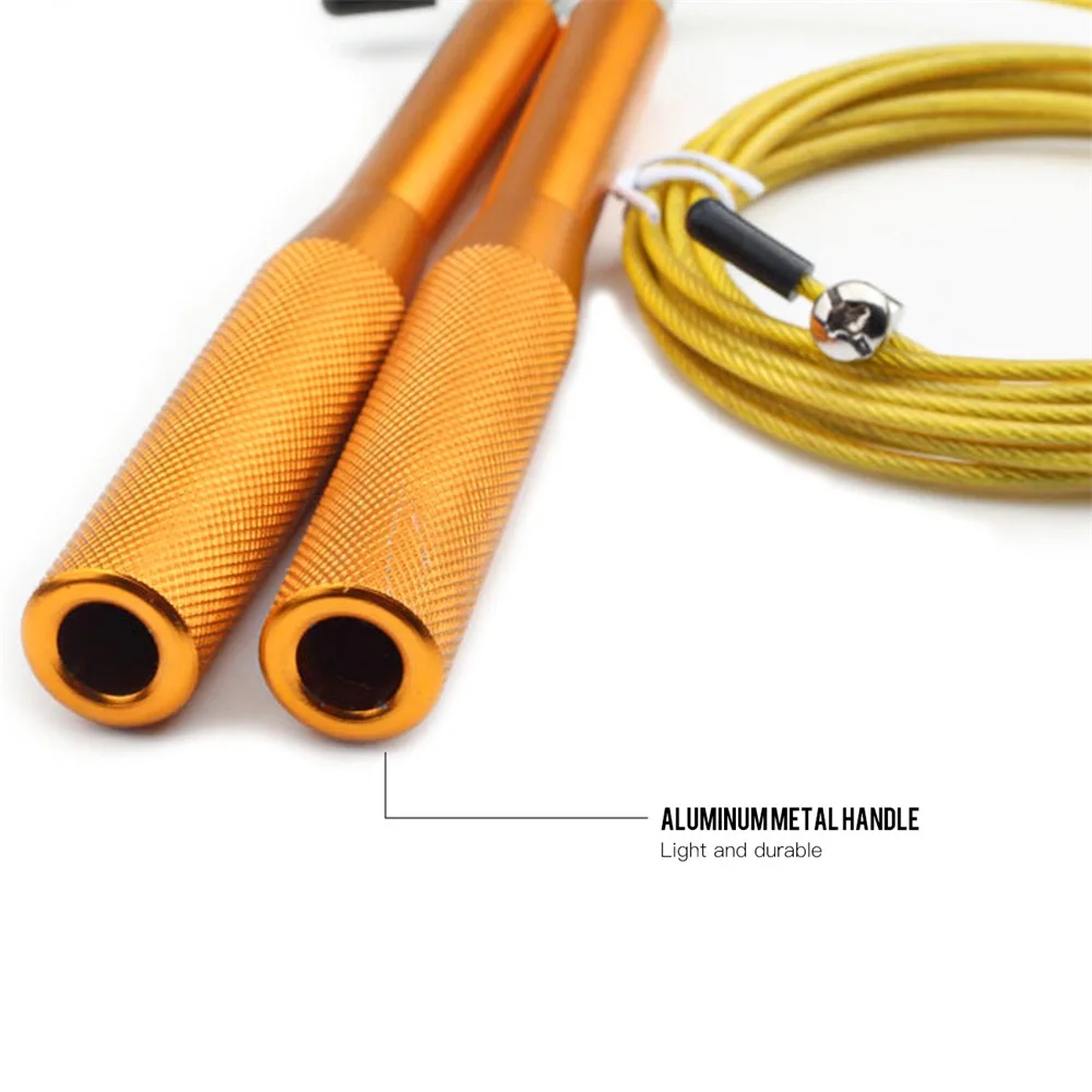 

Bearing Skipping Rope Exercise Weighted Fast Speed Steel Wire Jumping Ropes for Adult Kids MMA Gym Fitness Training