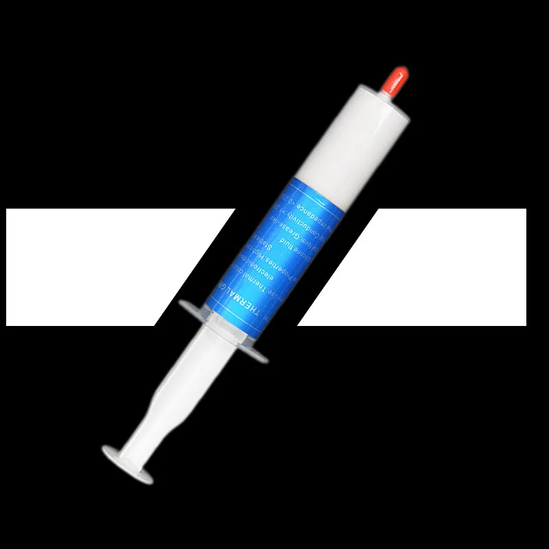 

1Pc 30g Syringe Tube Compound Heatsink Thermal Paste Silicone Grease Tube Radiator Cooler Cooling Flux For Computer PC CPU