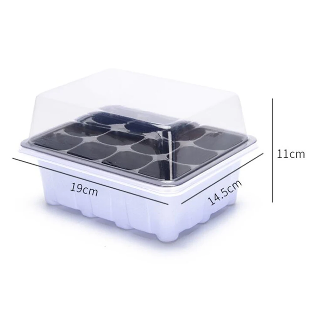 Горшок пластиковый для выращивания саженцев горшок с крышками теплиц 12