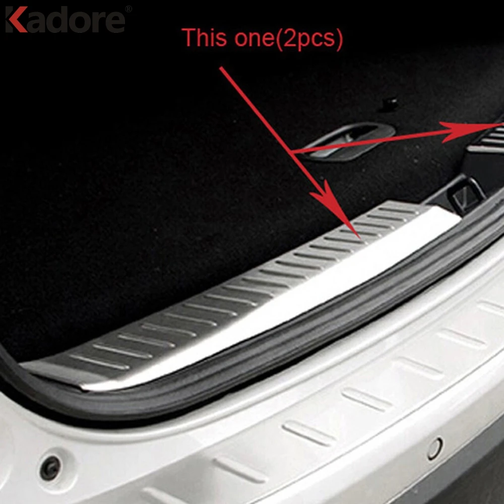 

For Mazda CX-5 CX5 2012 2013 2014 2015 Stainless Steel Inner Rear Trunk Bumper Cover Trim Tailgate Sill Plate Car Accessories