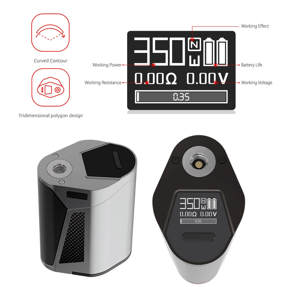 Электронная сигарета SMOK GX350 оригинальный стартовый набор бокс мод TFV8 Cloud Tank 6 мл