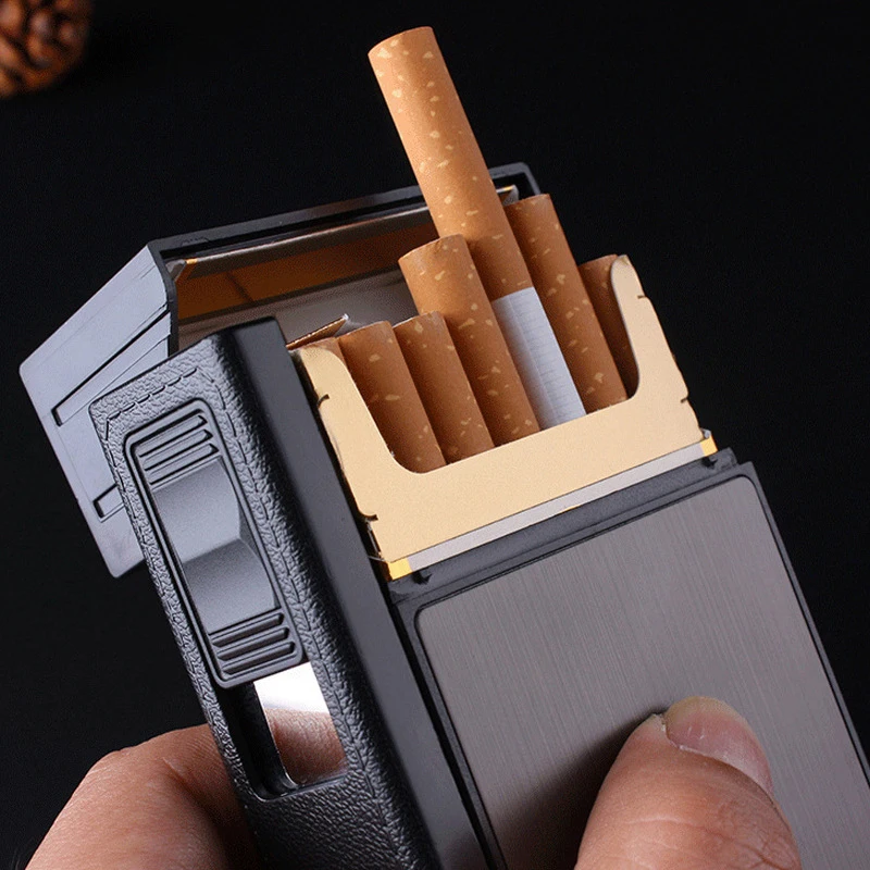 Сигарета чехол с Зажигалка 20 палочки сигареты сигарета зарядкой от USB для