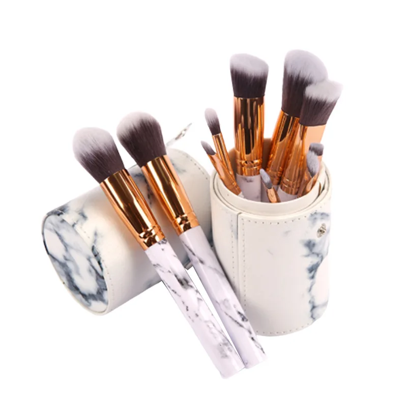 

Marmer Make-Up Kwasten Set Oogschaduw Foundation Poeder Rand Controle Borstel Make up Borstel Maquiagem Cosmetische Schoonheid