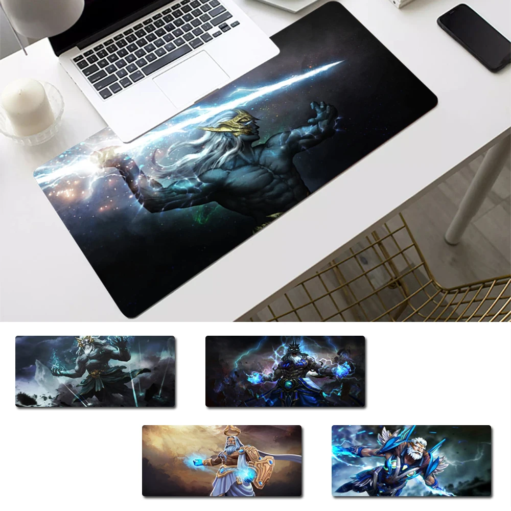 

Cute Dota 2 Zeus Mouse Pad Gamer Keyboard Maus Pad Desk Mouse Mat Game Accessories For Overwatch