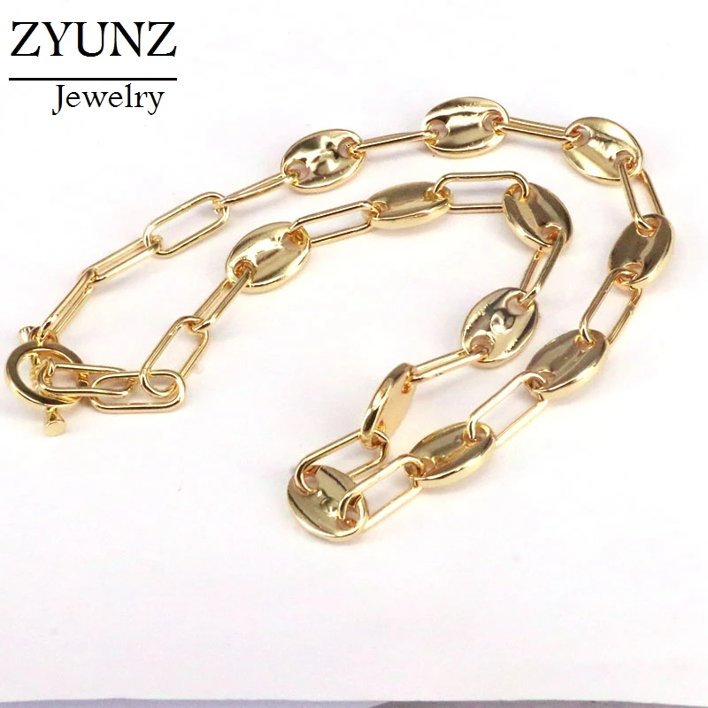 

3 шт., овальная цепочка Rolo, ожерелья для женщин и мужчин, застежка-тогл, пряжка, ошейник, хип-хоп ювелирные изделия