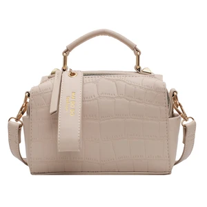 Сумка женская из экокожи, роскошный маленький саквояж на плечо, дизайнерская сумочка кросс-боди, повседневный мессенджер, тоут