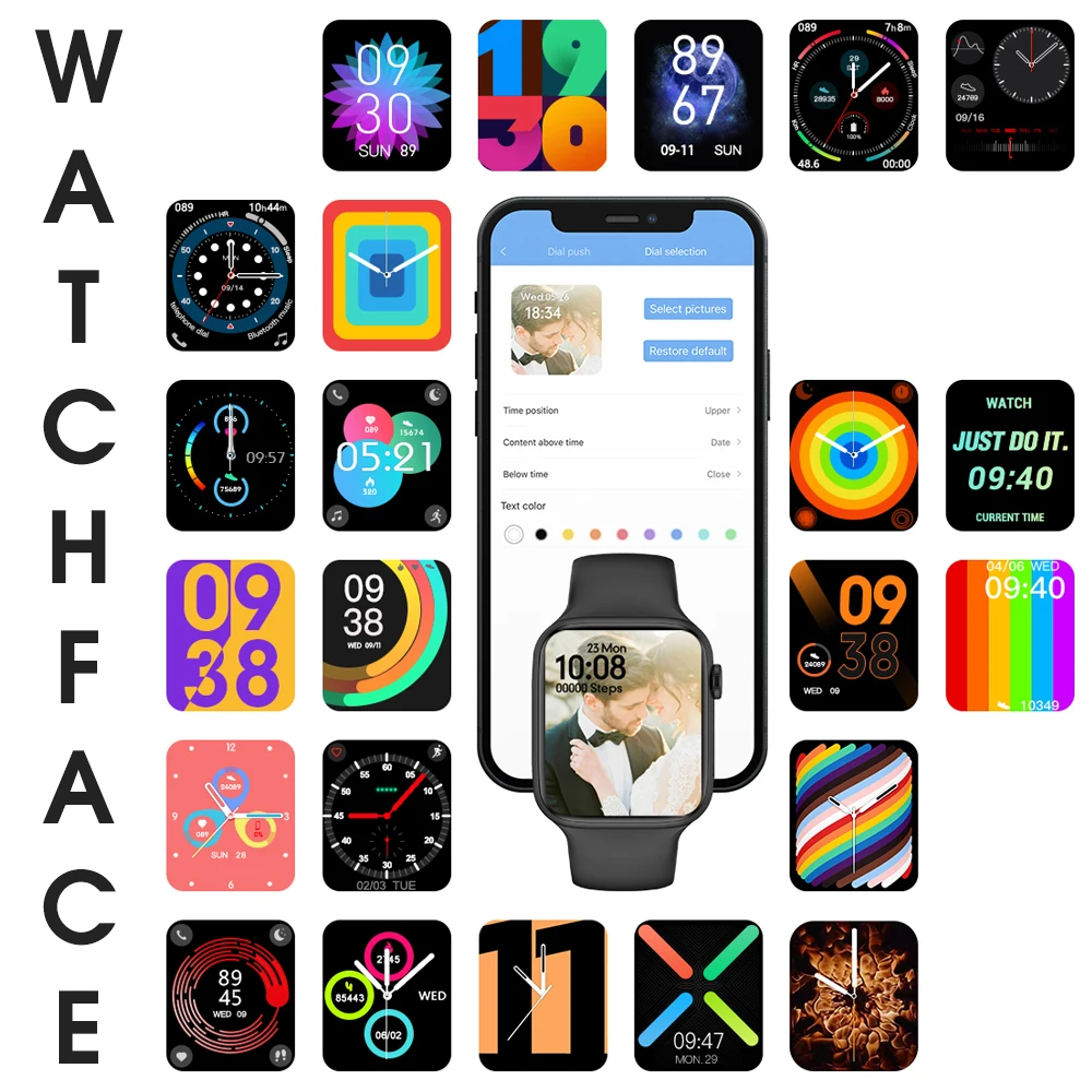 Original iwo W27 Pro Smart Watch NFC Function Siri 45mm Series 7 Wireless Charger ECG Bluetooth Call IP68 Waterproof Smartwatch |