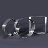 round stainless steel mousse rings mold circular bread ring mold baking wedding molds ustensiles patisserie