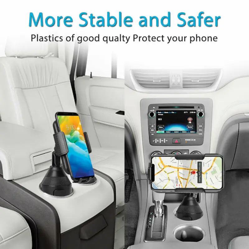 Регулируемый автомобильный держатель для чашки на 360 ° Универсальное