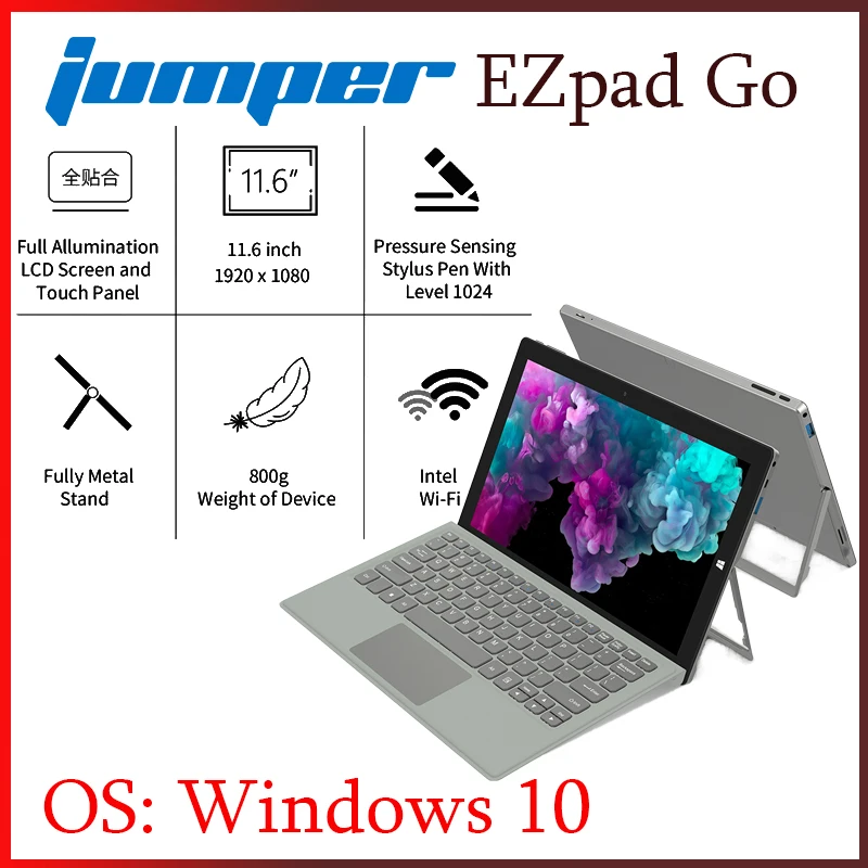 Jumper EZpad Go планшет экран 11 6 дюймов 4 Гб ОЗУ 64 Гб/128 ПЗУ|Планшеты| |