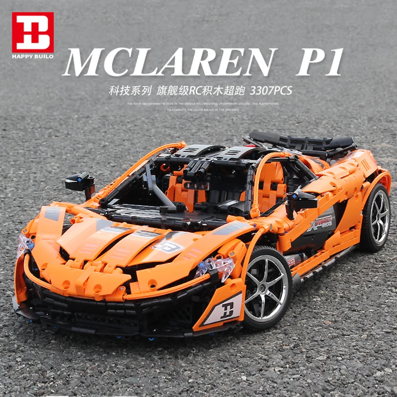 Новая модель супер гоночного автомобиля mlaren совместимая техника Voiture Moc-16015 IepinSet 20087 строительные блоки кирпичи игрушки подарок