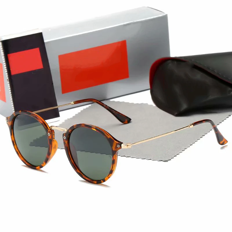 

2021 Men Cool Leisure Vintage Semicircle frame Sunglasses Women New Style Luxury Sunglasses Designer Brand With Original Box
