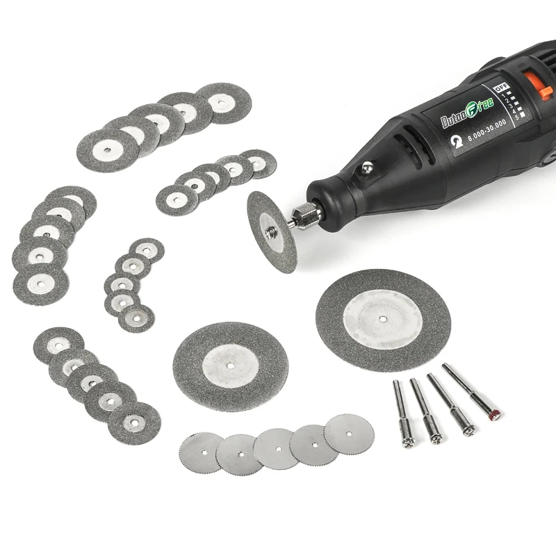 38 шт./лот мини алмазное лезвие для алмазной пилы серебряные режущие диски