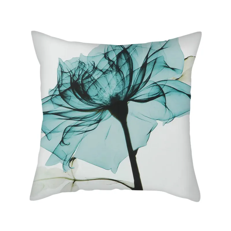 Чехол для подушки с цветами Fuwatacchi красочный цветочный Фото чехол дома дивана