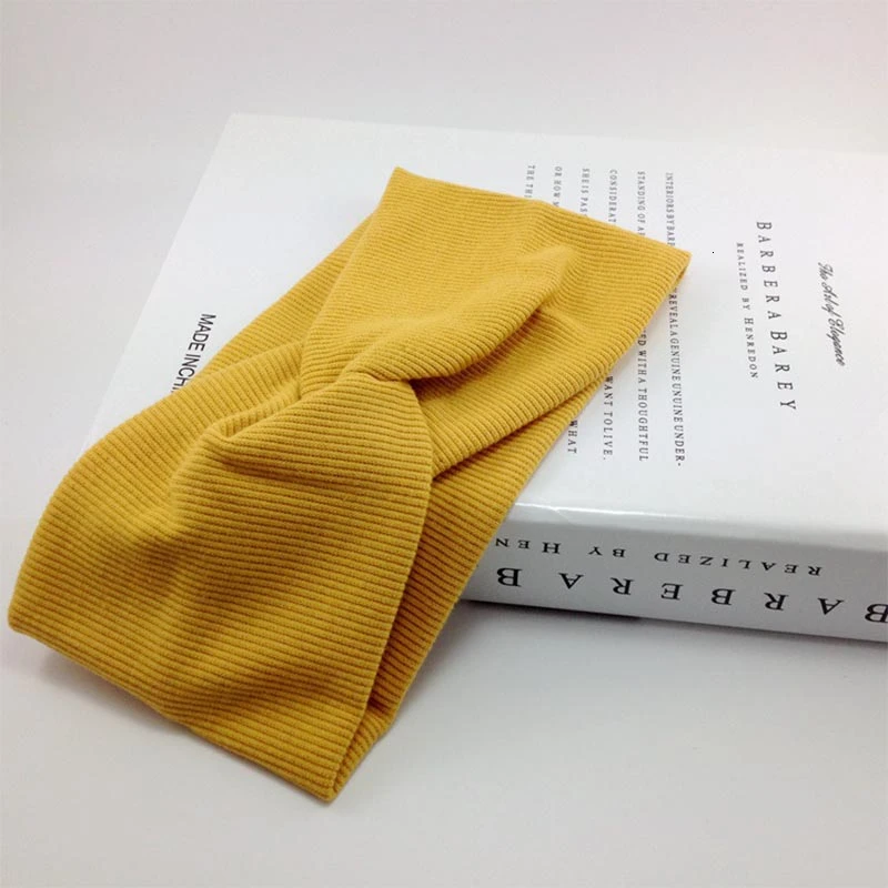 Женская повязка на голову с перекрестным верхом спортивные эластичные резинки