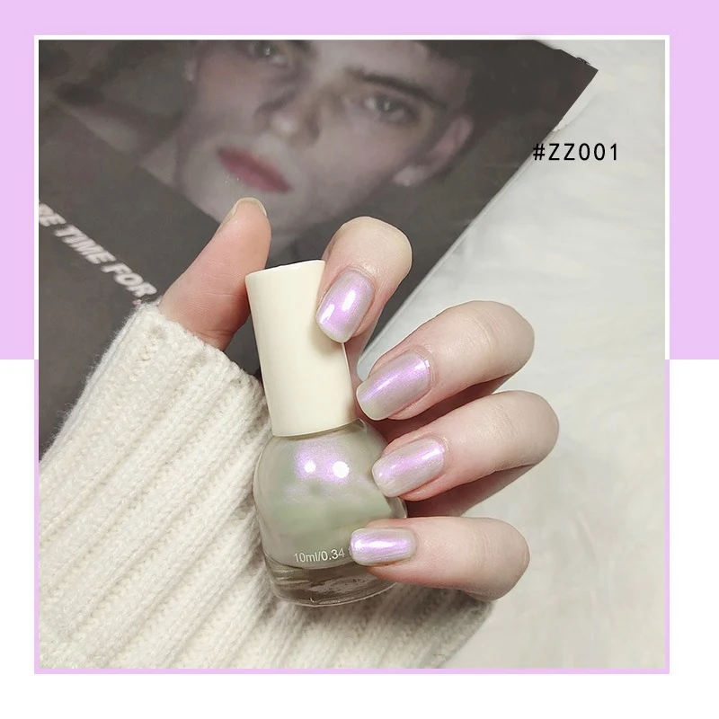 Long Lasting Polarized Nail Polish No Fading Pearl Luster Harmless Manicure V9-Drop | Красота и здоровье