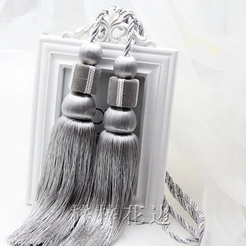 Однотонные шторы в Европейском стиле элегантные однотонные занавески серого