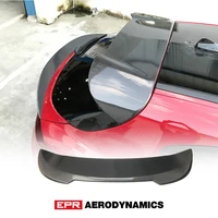 car styling for alfa romeo stelvio s style carbon fiber rear top roof spoiler window wing epr car accessories