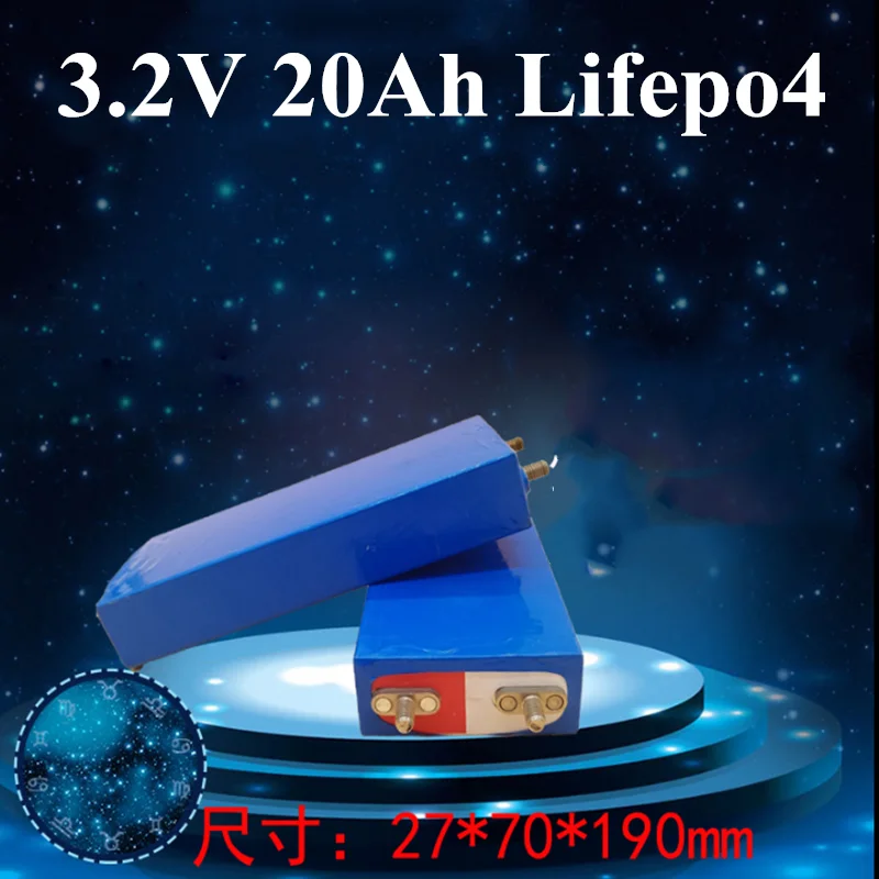 

Литий-ионные аккумуляторы GTK 3,2 В, 20 Ач, 3,2 в для инвертора электроскутера, 12 В, 24 В, 48 В