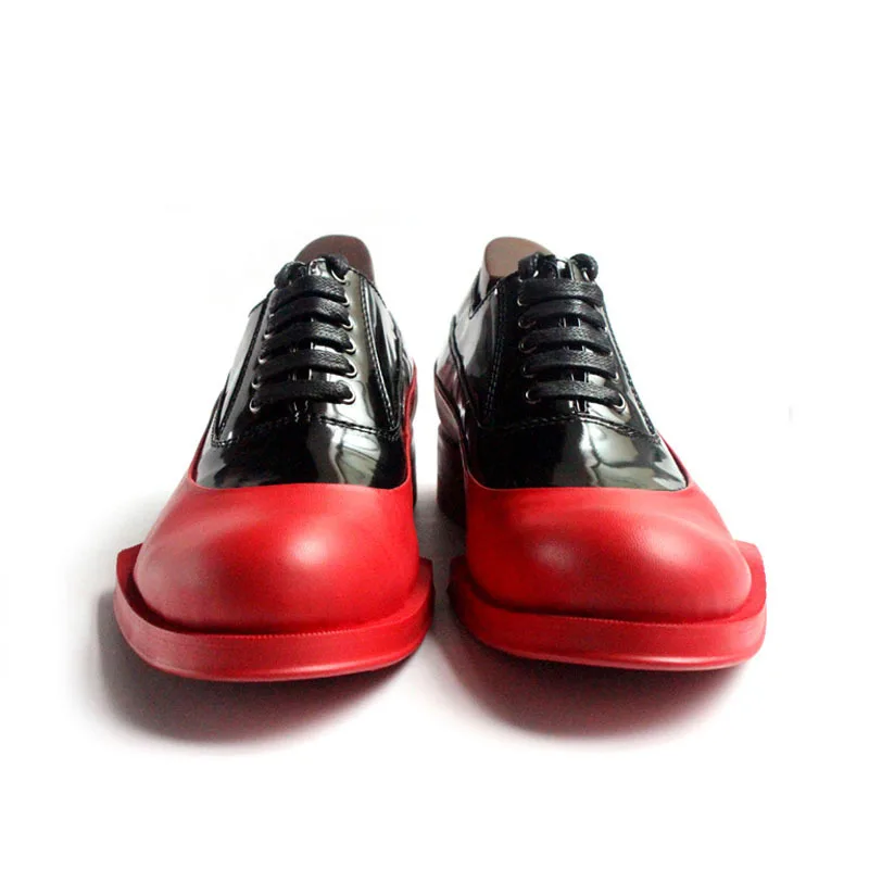 Европейские мужские официальные туфли ручной работы из натуральной кожи модель