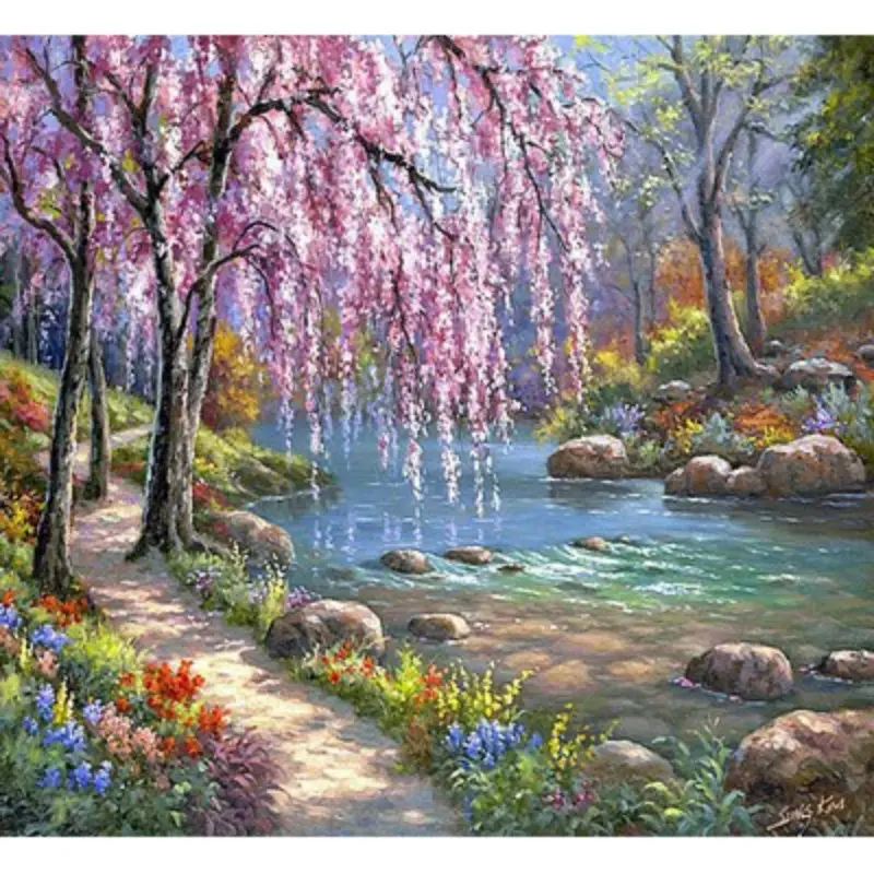 

DIY Painting By Numbers Kit Oil Painting Canvas Home Decors Home Wall Decor AU