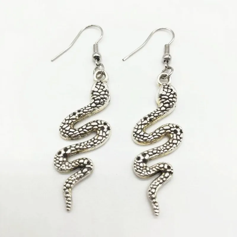 Уникальные Модные женские креативные серьги в виде змеи высококачественные