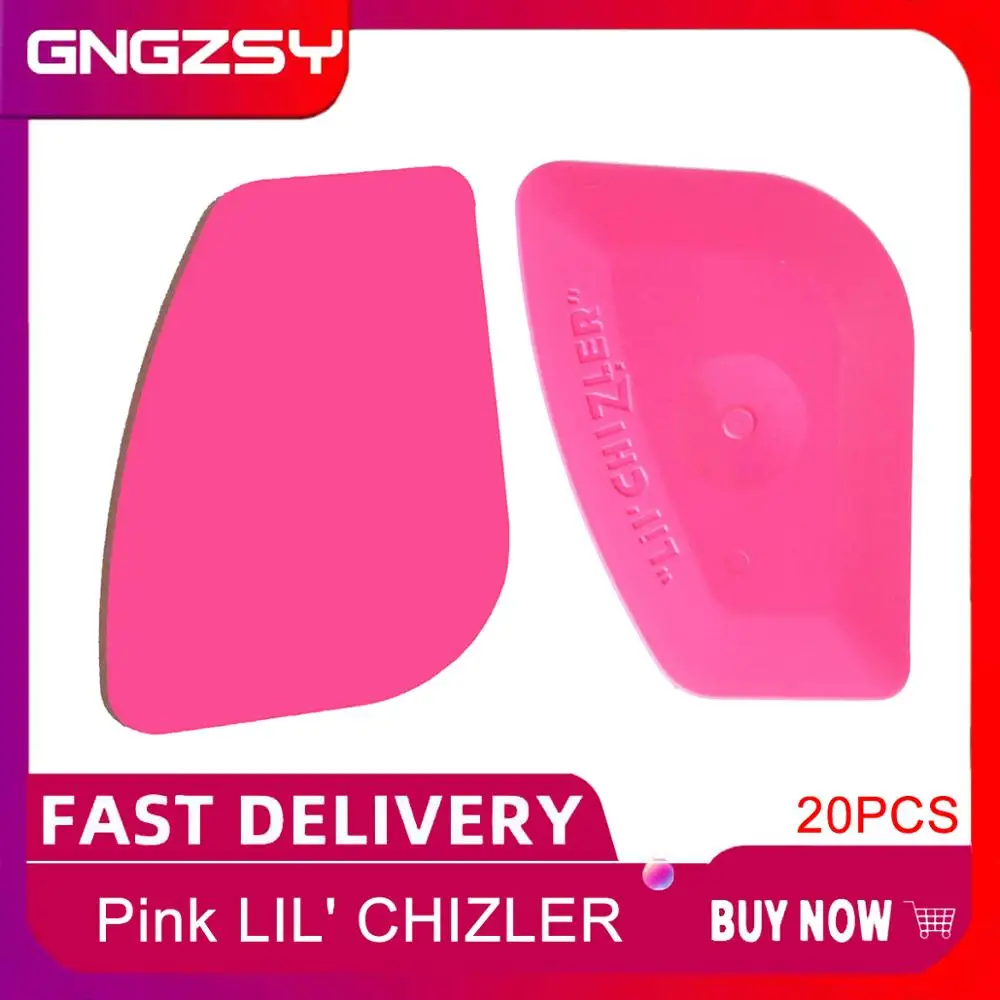 CNGZSY 20 шт. Мини Розовый скребок для удаления этикеток|car squeegee|vinyl wrap applicationvinyl squeegee