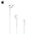 Оригинальные наушники Apple EarPods с разъемом Lightning, спортивные наушники-вкладыши с проводным управлением, стереозвуковая лента, микрофон, проводная гарнитура