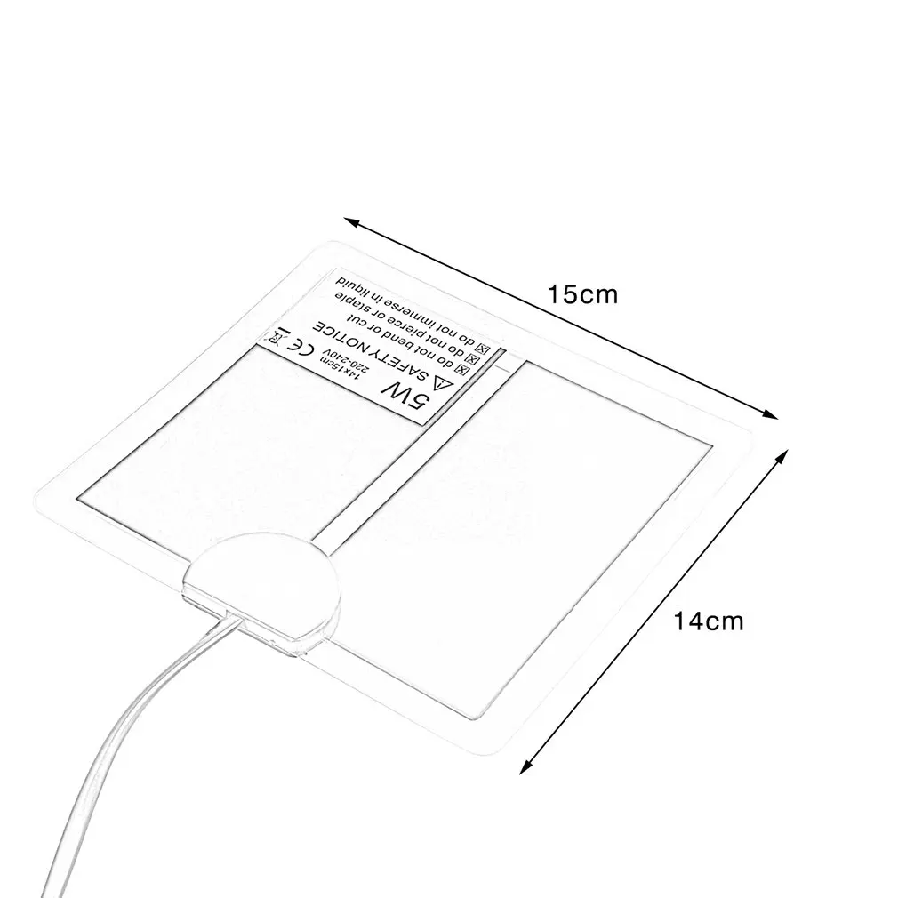 

Pet Reptile Heating Mat 14x15cm-80x28cm 5W Reptile Brooder Incubator Pet Heating Pad Temperature Controller Dog Cat Warmer Bed