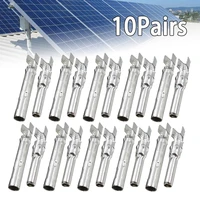 10 pairs solar panel cable connector male female connector terminal pin solar pv connector pin dustproof