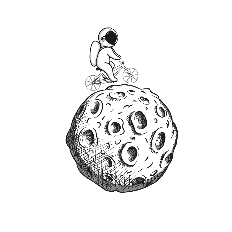 Железный На переноске астронавт патч Луна аппликация теплопередача Винил